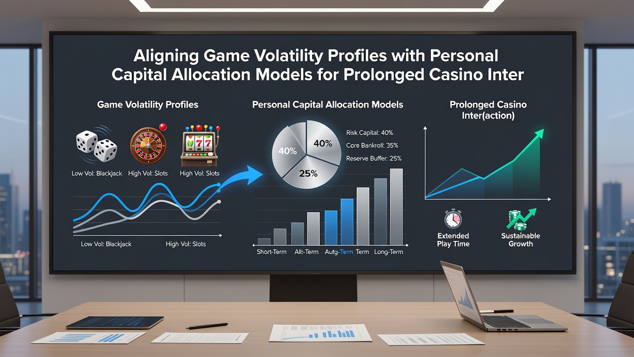 Chart illustrating segmented bankroll allocation across volatility categories during extended play