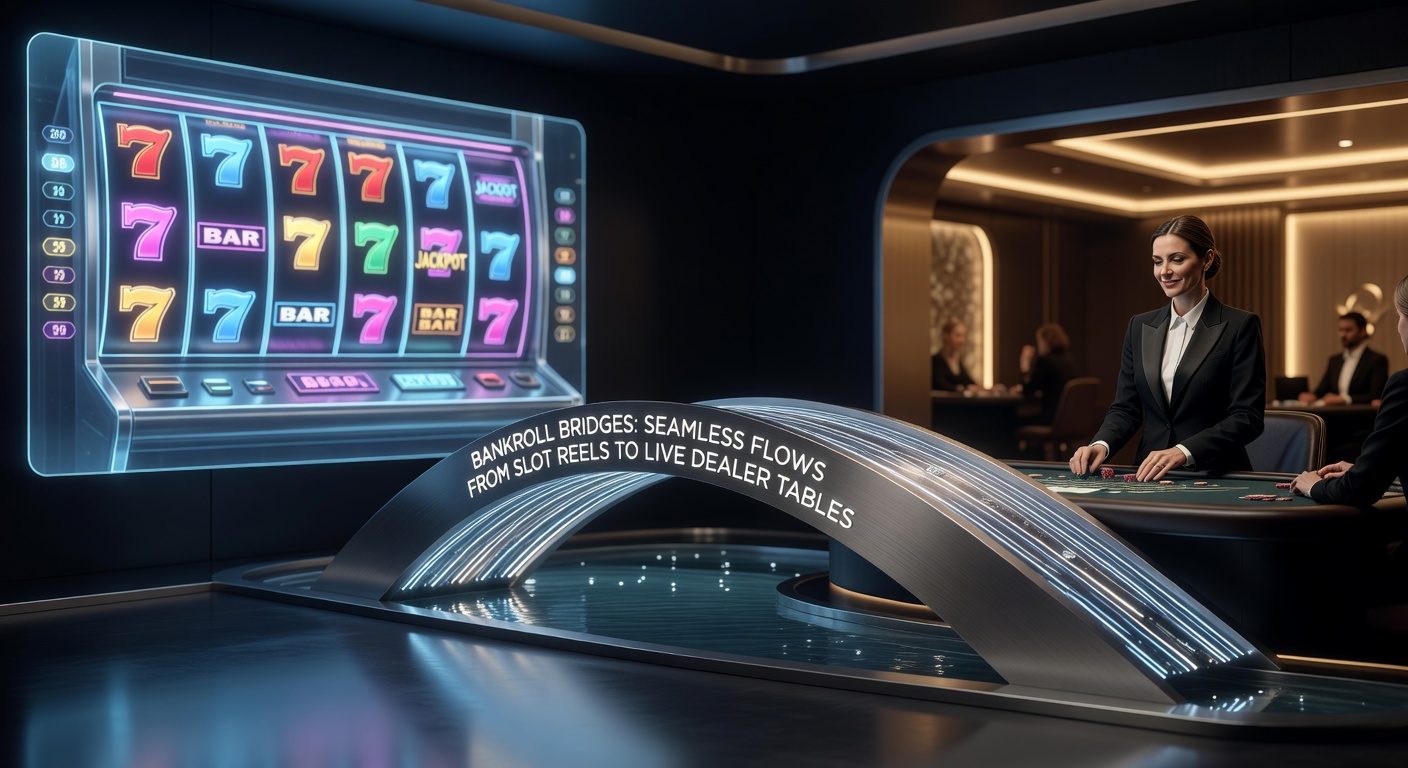 Close-up of a player's bankroll tracker app displaying slot wins transferring to live roulette bets, with graphs showing steady progression