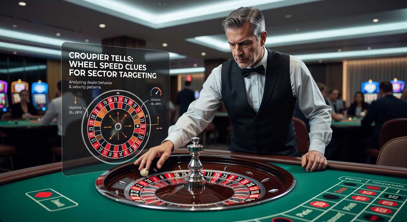 Close-up of a croupier spinning a European roulette wheel, highlighting the motion and speed dynamics during play
