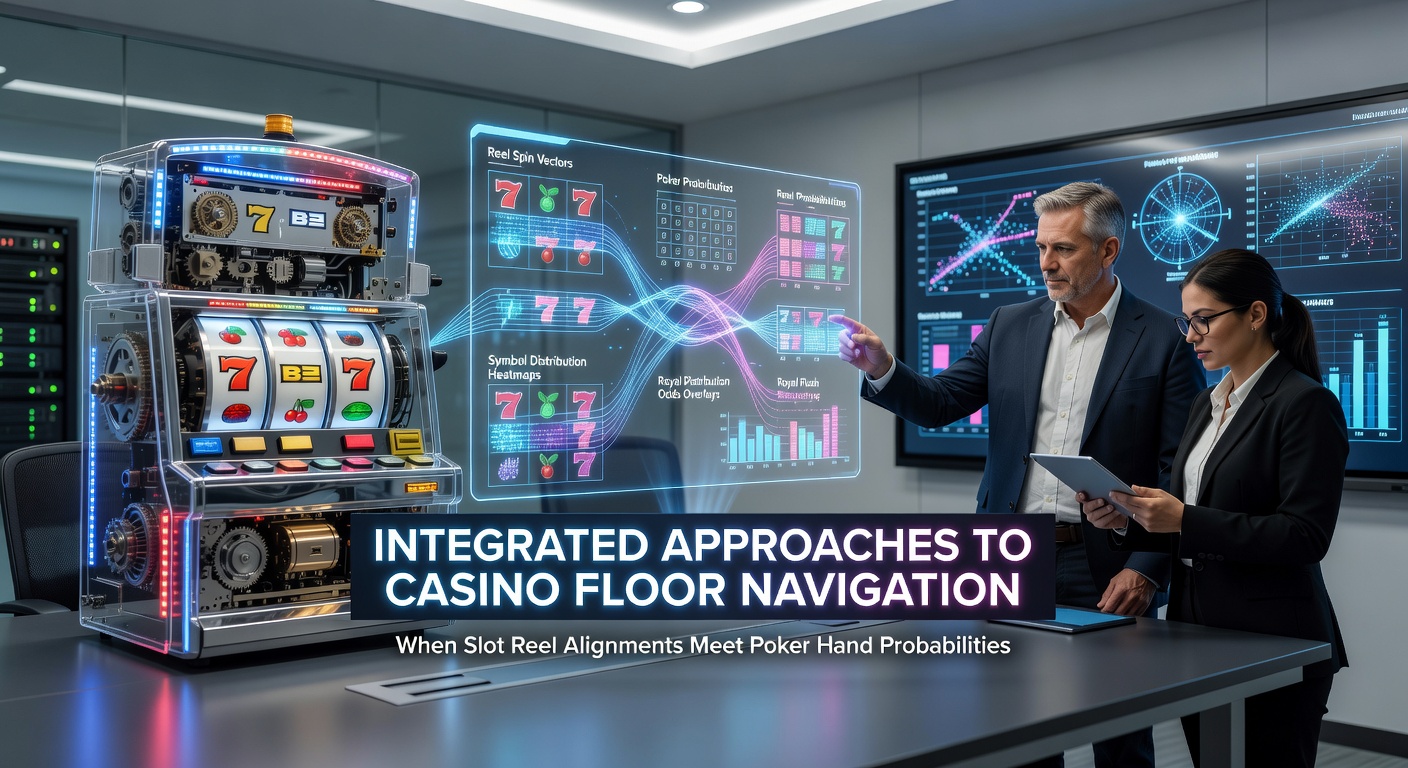 Casino floor layout showing slot machines aligned with poker tables in a modern gaming venue