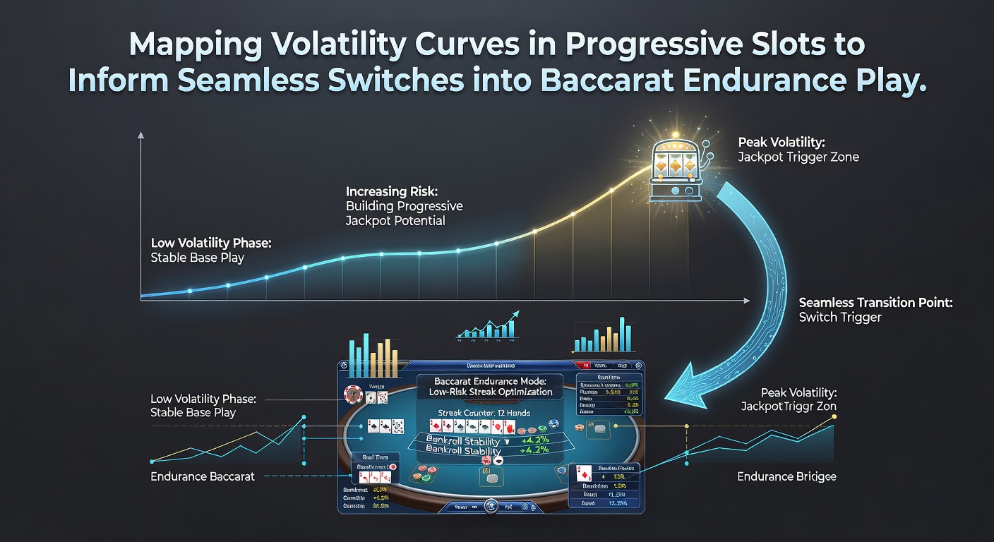 Volatility curve graph showing progressive slot payout patterns over extended play sessions