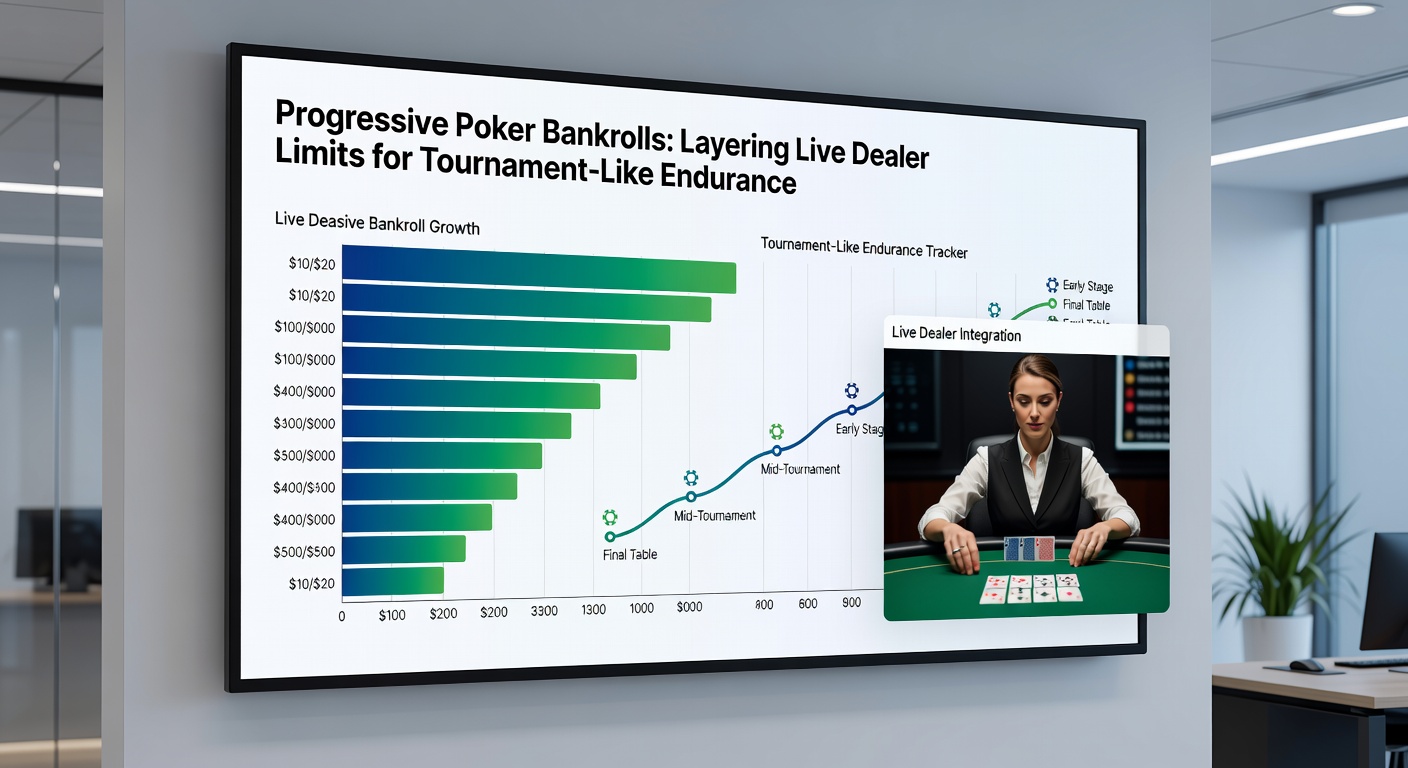 Graph showing bankroll curves for layered vs flat strategies in live poker sessions