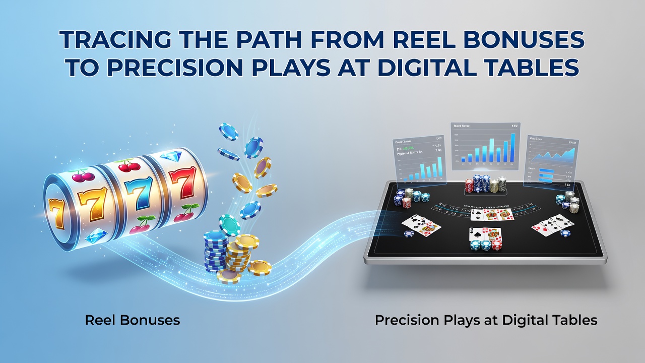 Close-up of online poker table with strategic betting chips and digital cards in play